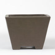 Vaso Cermica Bonsai - Quadrado -  C.17 x A.12,5